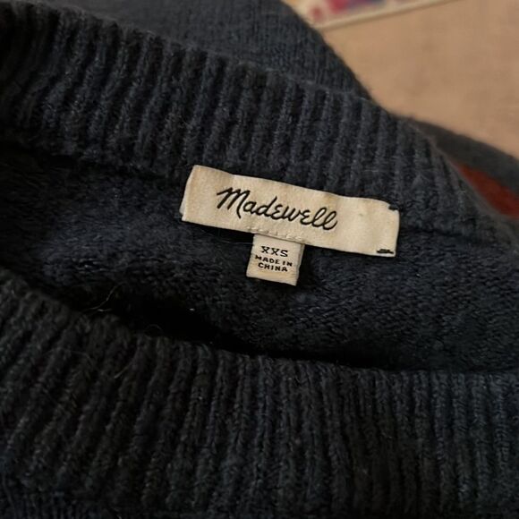 Madewell Jenna dot cozy sweater xxs - Picture 8 of 10